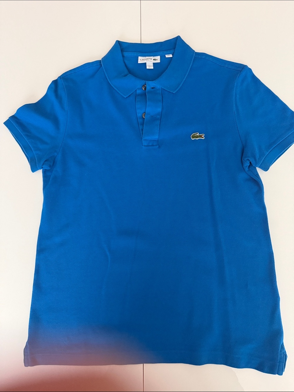 Lacoste Men’s Royal Blue Short-Sleeve Pique Polo